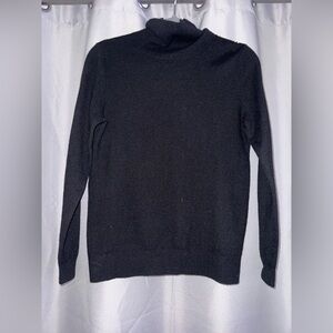 JENNI LIU Black Turtleneck Sweater 100% cashmere sweater